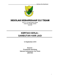 Apapun sebutannya, sambutan hari lahir ini adalah suatu acara yang kadangkala menjadi suatu kewajipan dalam sesebuah masyarakat. Kertas Kerja Banner Docx