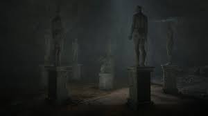 Take the elevator down then roll/jump off it when you see a ledge. How To Solve The Strange Statues Puzzle In Red Dead Redemption 2 Shacknews