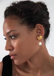 Hayden Earrings -- Crystal Antique Gold