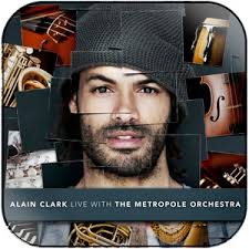 Alain Clark Live With The Metropole Orchestra Album Cover T-Shirt Black