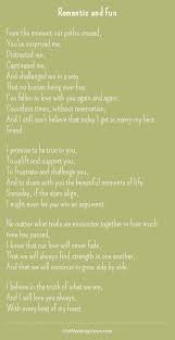 Unless you're staring in a romantic comedy, these sort of funny wedding vows tend to fall flat. Romantic And Fun Traditional Wedding Vows Wedding Vows To Husband Wedding Vows