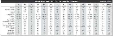 Drysuit Size Chart Bay Tech Diving Equipment Sales Rentals