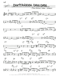 pardon me boy is that the chattanooga choo choo all aboard track twenty nine can you give me a shine can you afford to board the chattanooga choo choo i've got my fare and. Chattanooga Choo Choo Sheet Music Harry Warren Real Book Melody Chords