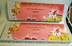 2 Sets Olive The Other Reindeer Christmas 50 Lights Nordstrom 1997 Rare Unused Unbranded Christma Olive The Other Reindeer Christmas Reindeer Reindeer Lights