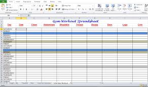 And don't miss out on these free excel templates to organize your life and. Gym Workout Plan Spreadsheet Workout Plan Template Workout Plan Gym Personalized Workout Plan
