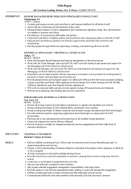 As an agile consultant, i guided the pmo management t. Specialist Consultant Resume Samples Velvet Jobs