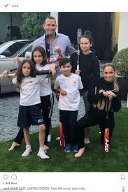 Hollywood's hottest couple broke up following cheating speculation from the mlb star with southern charm's madison lecroy, sources told page six. Jennifer Lopez And Kids Model Alex Rodriguez S New Baseball Bats Daily Mail Online