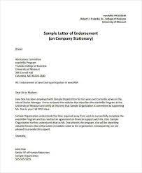 Free information and preview, prepared forms for you, trusted by legal professionals Free 16 Sample Endorsement Letter Samples Templates In Pdf Ms Word