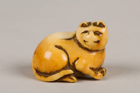 A netsuke is a small sculptural object which has gradually developed in japan over a period of more many netsuke are believed to have been talismans. Netsuke Of Cat Japan Edo 1615 1868 Or Meiji Period 1868 1912 The Metropolitan Museum Of Art