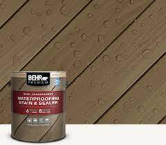 Wood stain extends your projects life Semi Transparent Waterproofing Wood Stain Sealer Behr Premium Behr