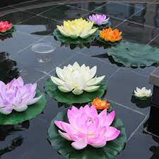 And today's diy is a home décor you can use this diwali. 18cm Floating Lotus Artificial Flower Wedding Home Party Decorations Diy Water Lily Mariage Fake Plants Pool Pond Decor Artificial Dried Flowers Aliexpress