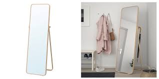 Ikornnes Floor Mirror Ash 20 1 2x65 3 4 Ikea In 2020 Floor Mirror Lacquered Mirror Flooring