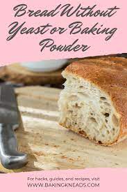 How To Make Bread Without Yeast Or Baking Powder Bread Without Yeast Easiest Bread Recipe No Yeast Yeast Free Breads