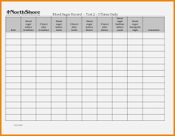 Blood Sugar Log Chart Printable Free Chart For Recording