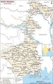 Road Map Of West Bengal Map Of West Bengal - Mapsof.net