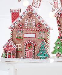 Enjoy the holidays by decorating a gingerbread house with your loved ones. Raz 13 5 Flat Claydough Gingerbread House Christmas Figure 3916191 Christmas Gingerbread House Gingerbread Christmas Decor Gingerbread Decorations