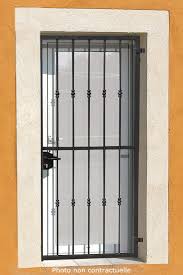 Grille Ouvrante En Fer Forge Vincent 1 Vantail Leferronnier En 2020 Fer Forge Design De Porte Moderne Portes En Fer
