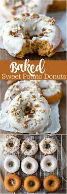 Baked Sweet Potato Donuts Sweet Potato Dessert Recipes Sweet Potato Dessert Potato Donuts