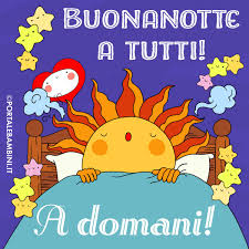 Buonanotte a Domani (immagini gratis)
