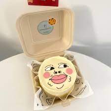 Bake with Nasya - Custom Korean Cake Bento Cake Jakarta Timur | Mimin lagi  sering banget dapet orderan muka jelek begini😭🙏🏻 (10 cm cake) NOTE:  Order secara online, tidak ada toko fisik