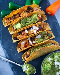 Healthy Vegan Tacos With Salsa Verde Recipe Vegan Tacos Recipes Vegan Recipes Healthy Salsa Verde