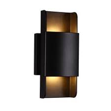 Vonn Lighting Atlas 4 75 In W 1 Light Black Modern Contemporary Wall Sconce Energy Star Lowes Com Contemporary Wall Sconces Wall Sconce Lighting Led Wall Sconce