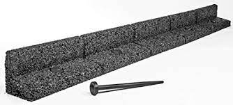 Rubberific brickface rubber landscape edging in black is the perfect edging for flower beds, gardens, sidewalks, driveways and more. 5 Best Lawn Edging Ideas Uk Create Low Maintenance Lawn Edges