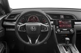 The sport line trim includes deeper bumpers and side skirts finished in gloss black, along with door mirrors in the same shade. 2020 Honda Civic Interior Exterior Photos Video Carsdirect