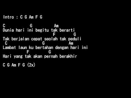 Lirik dan kunci gitar lagu indonesia. Kunci Ukulele Lagu Pergi Hilang Dan Lupakan