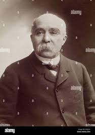 Georges Benjamin Clemenceau (1841 — 1929) — French politician, statesman  and journalist, who served as Prime Minister of France from 1906 to 1909  and Stock Photo