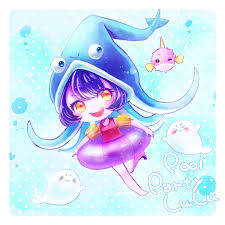 Pool Party Lulu League Of Legends Characters Pool Party Party