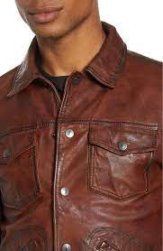 John Varvatos Star Usa Leather Jacket Nordstrom Usa Leather John Varvatos Star Usa Leather Jacket