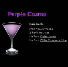 Recipe Purple Cosmo Absolutely Halloween Fashionista Fabulous Witches Theme Party Decorating I Witch Theme Party White Cranberry Juice Cosmopolitan Drink