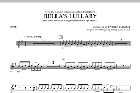 See the quick guide on how to read the letter notes, at the bottom of this post, to help you understand how to read the letter note sheet music below. Paul Lavender Bella S Lullaby From Twilight Oboe Sheet Music Notes Chords Film Tv Partiture Orchestra Download Printable Pdf 280902