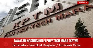 Banyak hal yang perlu di pertimbangkan sebelum memilih. Jawatan Kosong Terkini Kolej Poly Tech Mara Kptm Kerja Kosong Kerajaan Swasta