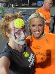 Dink responsibly; don't get smashed! #pickleballzombie #teamrokne  #bangermanagementissues