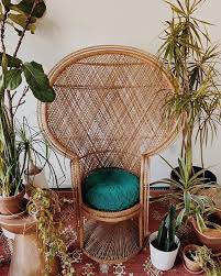 Boho Boudoir Set Sup Peacock Chair Boho Jungalow Decor Peacock Chair Decor Wicker Peacock Chair