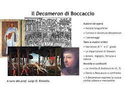 E la cornice del decameron e posizione comune della critica, cosi come generalmente si ammette che l'ameto rappresenti, sotto questo aspetto, una tappa intermedia fra l'originaria applicazione dello schema e il suo Ppt Il Decameron Di Boccaccio Powerpoint Presentation Free Download Id 1436787