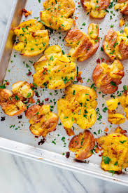 These chunky mashed potatoes are rich enough to stand on their own. Crispy Smashed Potatoes Recipe Cookie And Kate