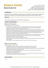 Check spelling or type a new query. Medical Underwriter Resume Samples Qwikresume
