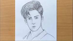 A great drawing and sketching video for you from farjana drawing academy. Boy Face Pencil Sketch How To Draw A Boy Step By Step Youtube
