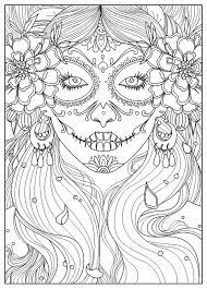 To print the following day of the dead coloring pages, simply click on the thumb images below. Pin On El Dia De Los Muertos Coloring Pages