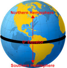 earth equator and hemispheres