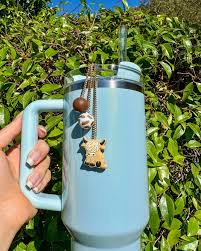 How cute are these tumbler charms? 🥰 Thank you so much  @tumblerstuff_sidekicks for sending them to me! I'll have a link to her  business in my stories 🩷 . . . #tumbler #tumblerstuff #tumbleraccessories  #smallbusiness