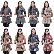 Yuk, ciptakan gaya baru dari style kantoran untuk pemilik tubuh plus size ini! Atasan Batik Blouse Seragam Batik Solo Batik Kantor Baju Batik Wanita Shopee Indonesia