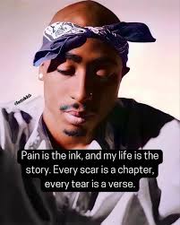 Pain is the ink…
