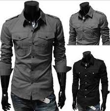 Red Outfits For Men New Mens Casual Slim Fit Stylish Dress Shirts Colour Black Gray Red Casual Shirts For Men Mens Trendy Outfits Mens Outfits