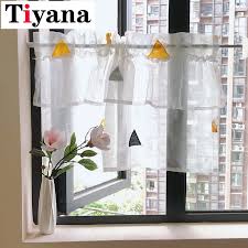 Ions, you can make an even bigger saving. Tiyana White Lace Short Kitchen Curtains For Living Room Bay Window Door Curtain Decor Valance Mosquito Net Zt136y Curtains Aliexpress
