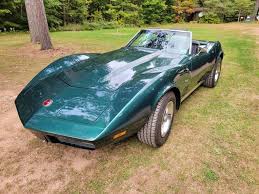 Image result for Blue Green 1973 Corvette