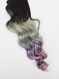 Purple silver metallic hair | stella. 5 Star Seller Grey Purple Ombre Hair Extensions Silver Hair Etsy